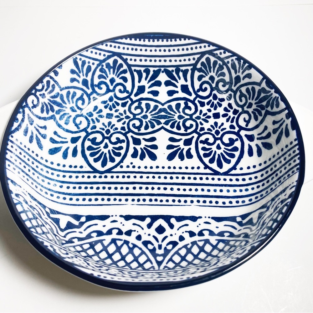 BOSTON WAREHOUSE Small Porcelain Bakeware Serving Dish Bowl